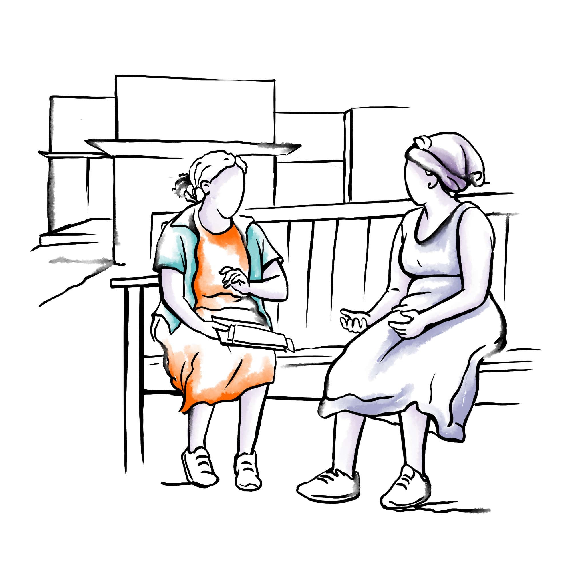 Woman-speaking-to-a-community-leader